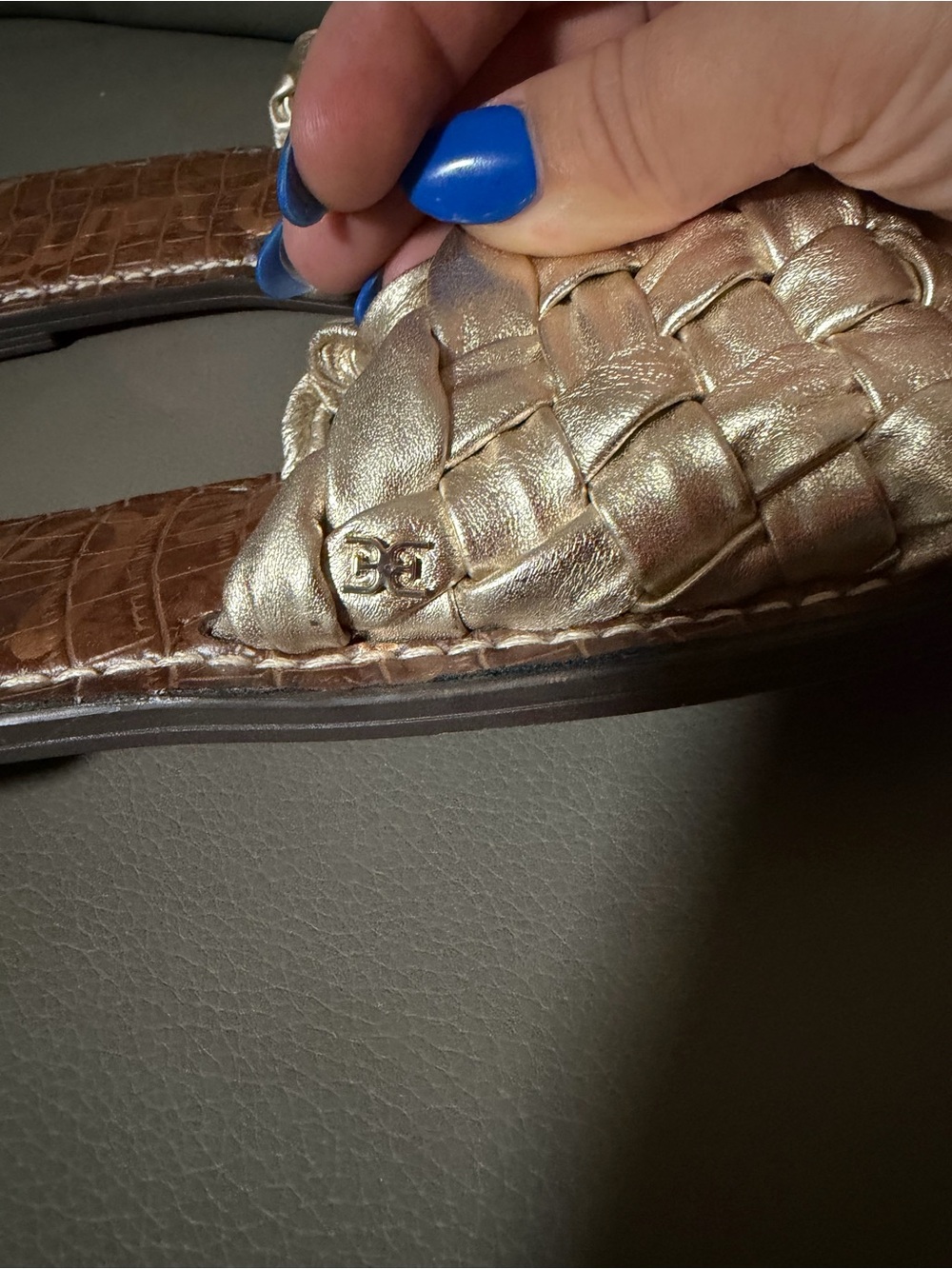 Sam Edelman Women's Griffin woven Slide Sandals. - Picture 3 of 8